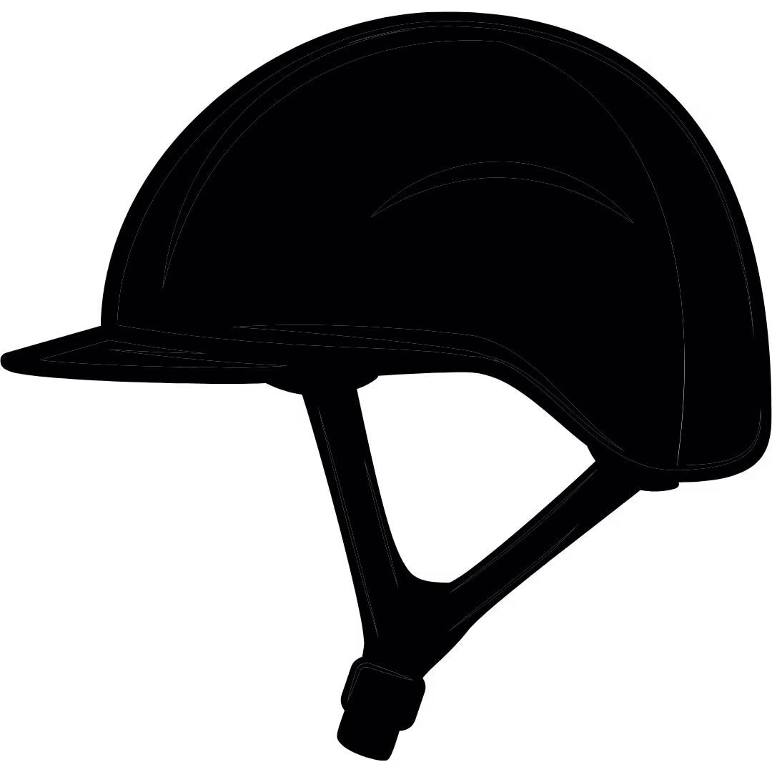 riding helmet icon