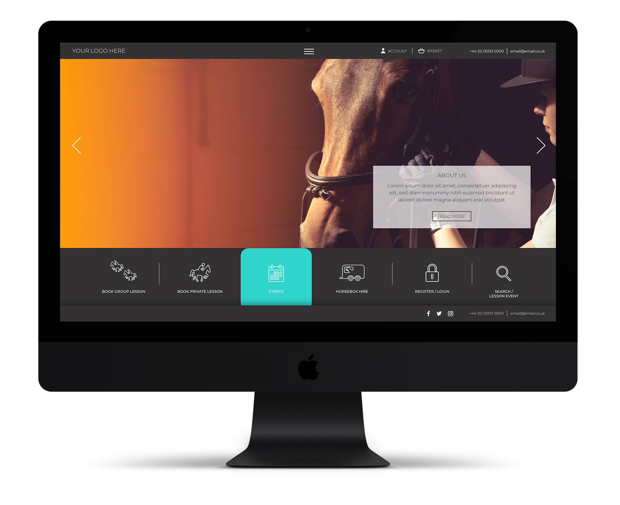 C Pro client portal dashboard on a laptop